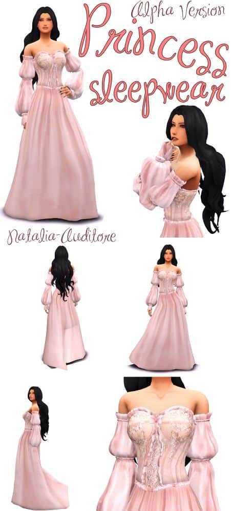 Sims 4 Princess Sleepwear