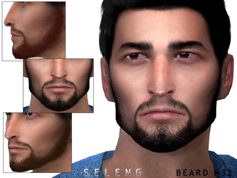 Sims 4 Realistic Beard CC