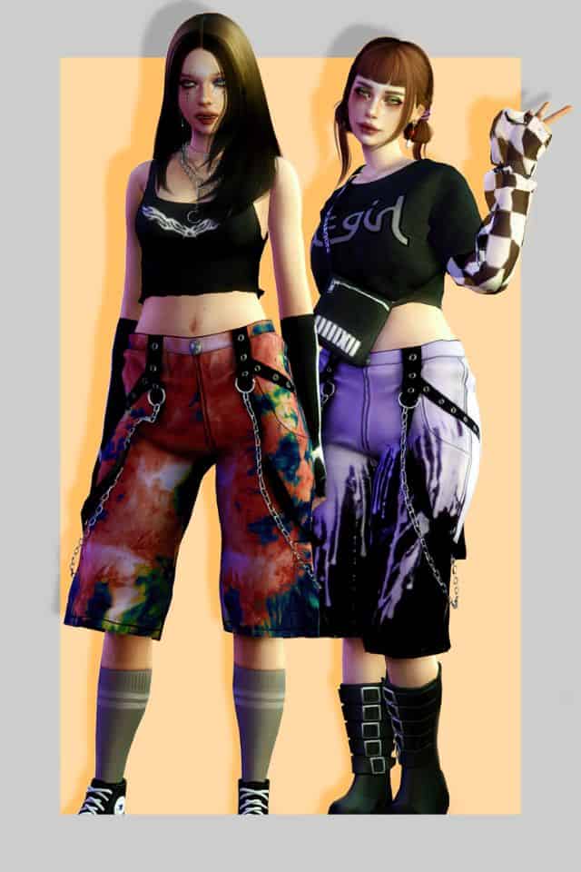 Sims 4 Riot Pants