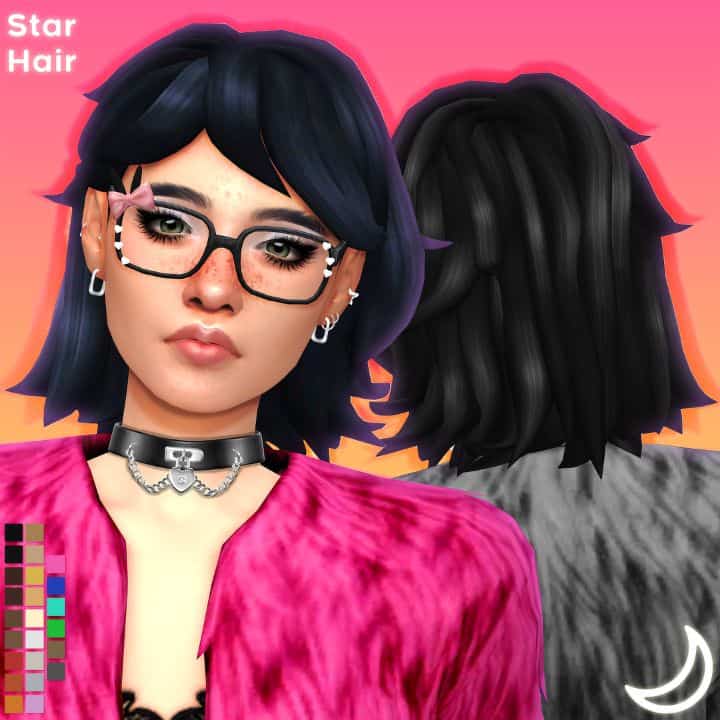 Sims 4 Short Star Hair