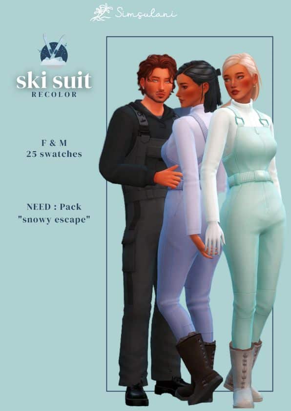 Sims 4 Ski Suit Recolor