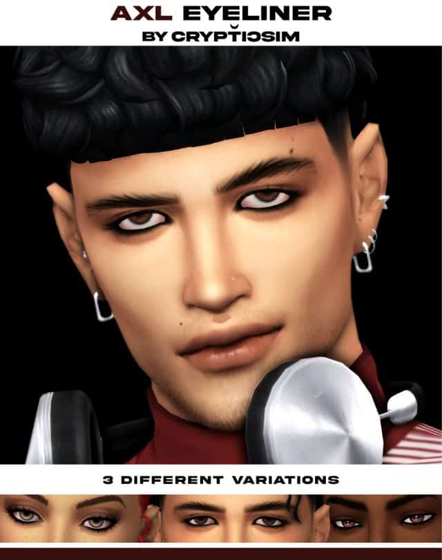 Sims 4 Smokey Eyeliner CC