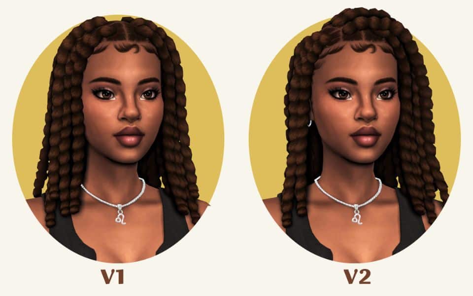 Sims 4 Tatima Hair Twists
