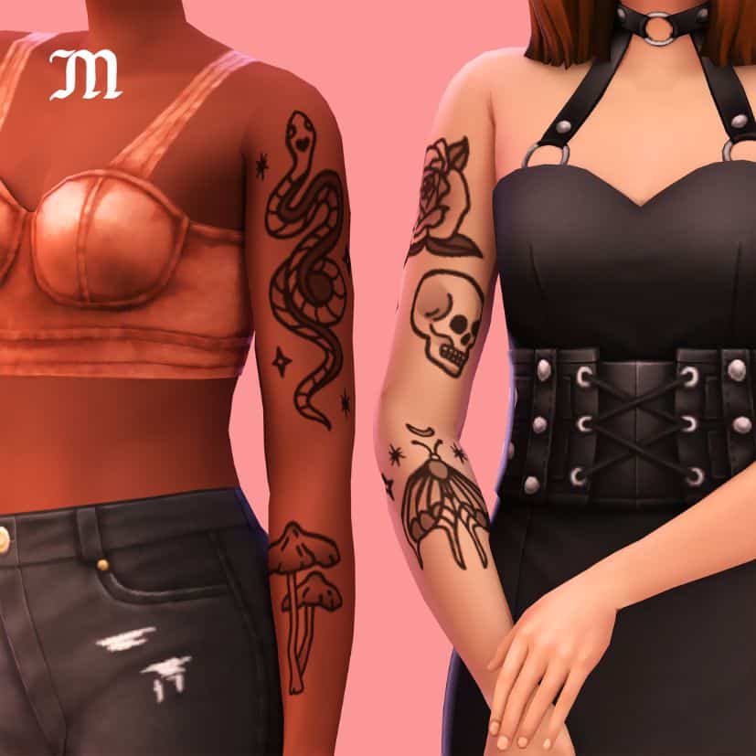Sims 4 Tattoo CC Packs