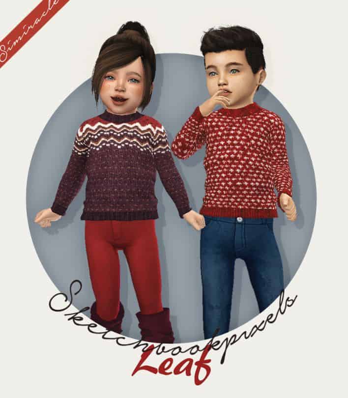 Sims 4 Toddler CC Sweater