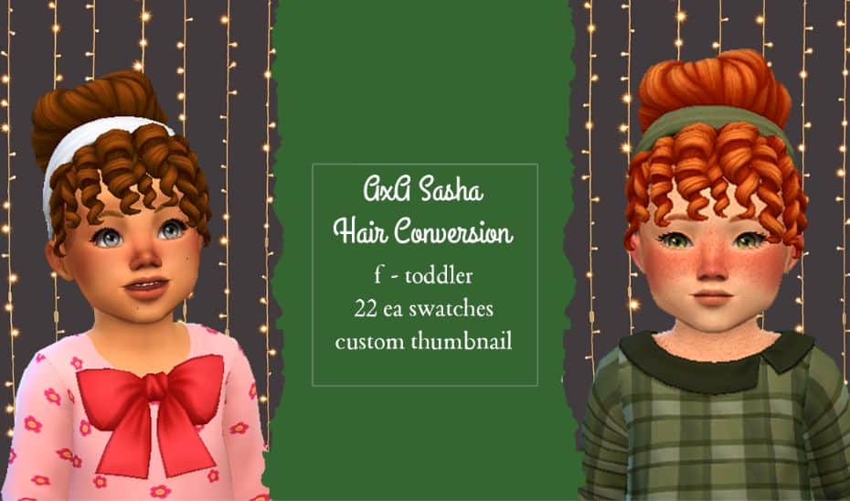 Sims 4 Toddler Curly Hair Conversion