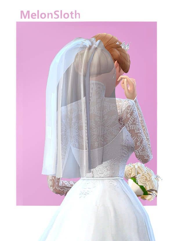 Sims 4 Wedding Veils CC