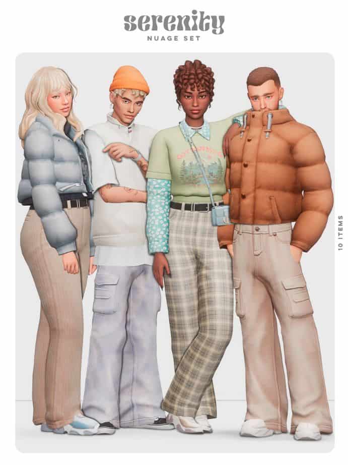 Sims 4 Winter Nuage Set