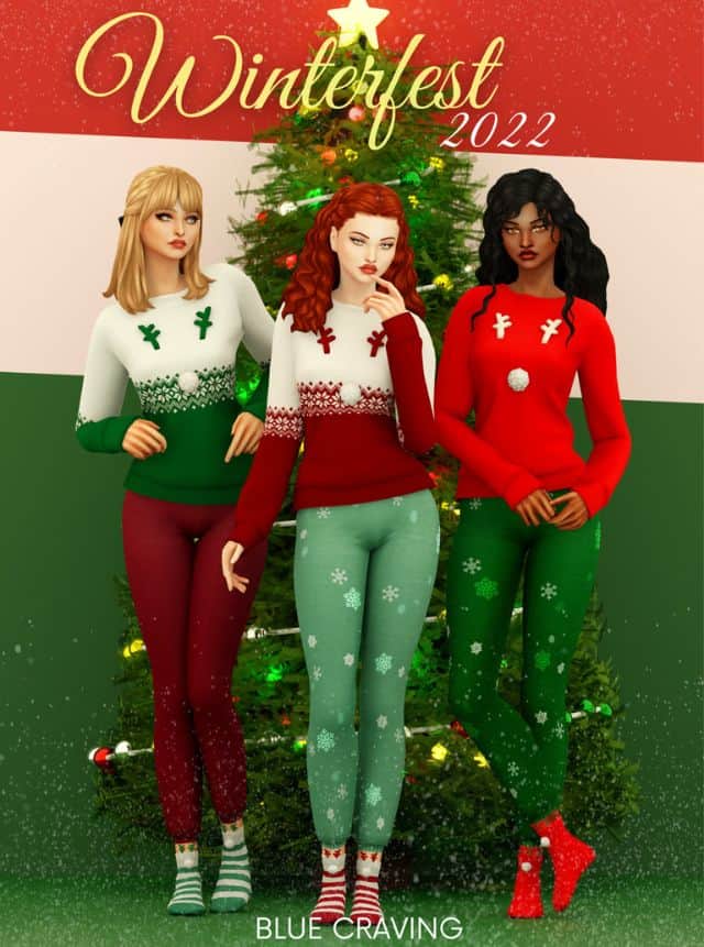 Sims 4 Winterfest CC