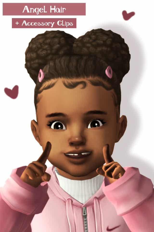 Space Buns Hairstyle for Toddlers