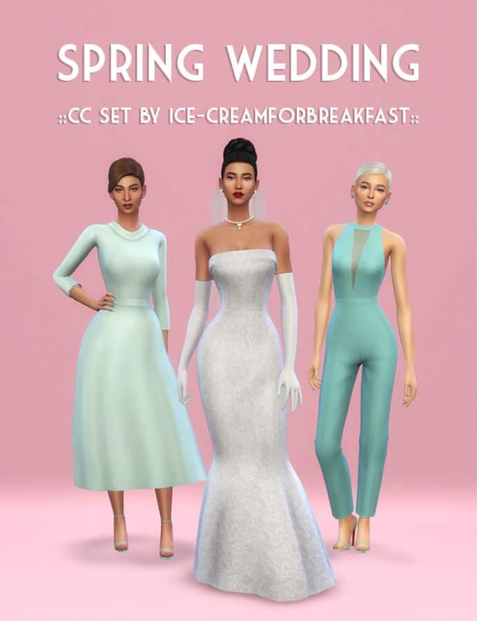 Spring Wedding CC Set