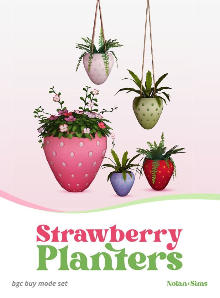 Strawberry Planters V2 Set