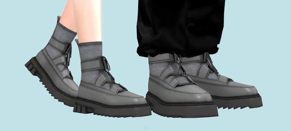 Stretch Chunky Male CC Boots