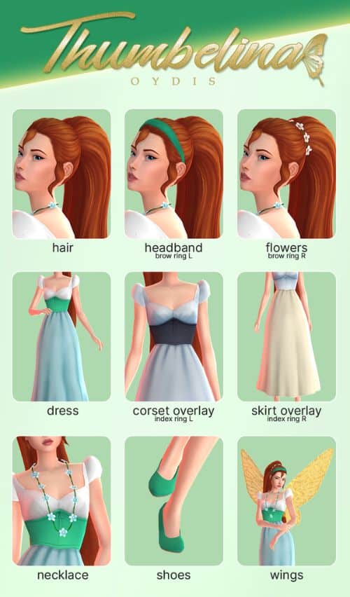 Thumbelina Inspired Set