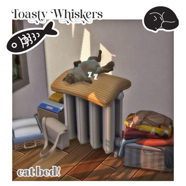 Toasty Whiskers Pet Bed