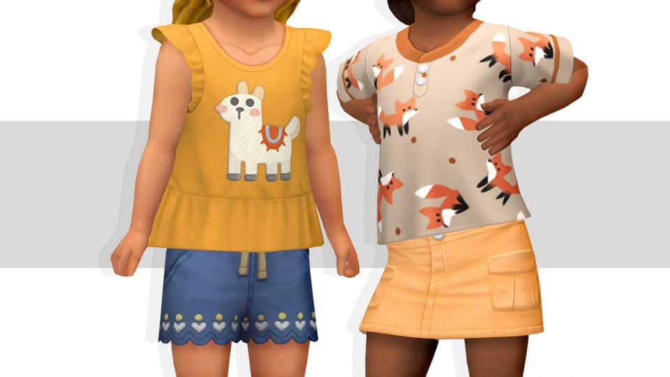 Toddler CC Cottage Tops