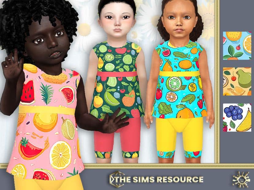 Toddler Summer Fruits Top