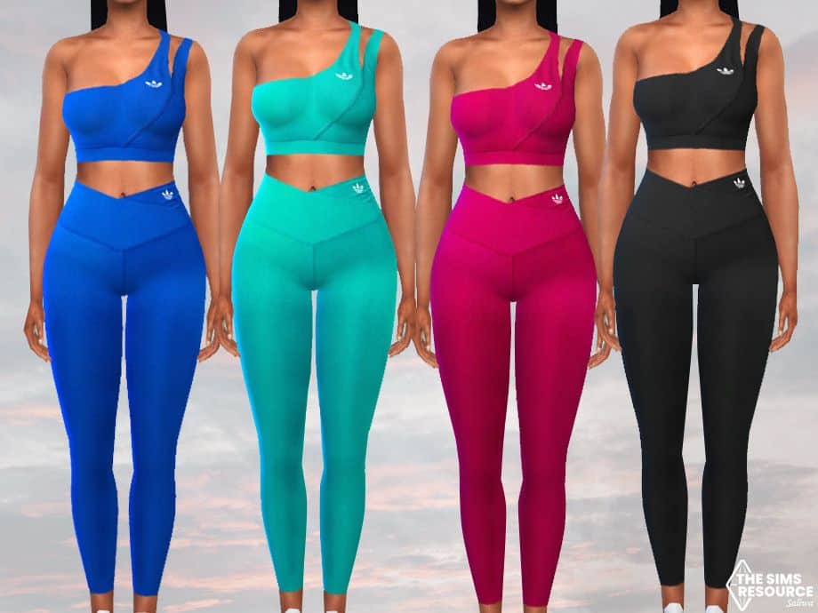 Two-Piece Fitness Outfit