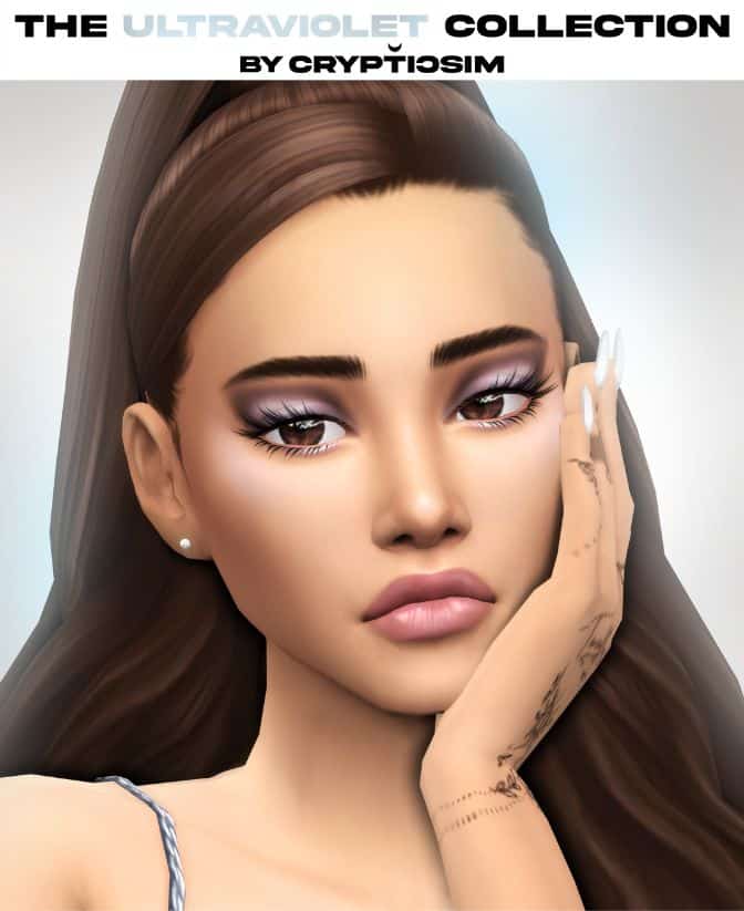 Ultraviolet Sims 4 CC Makeup