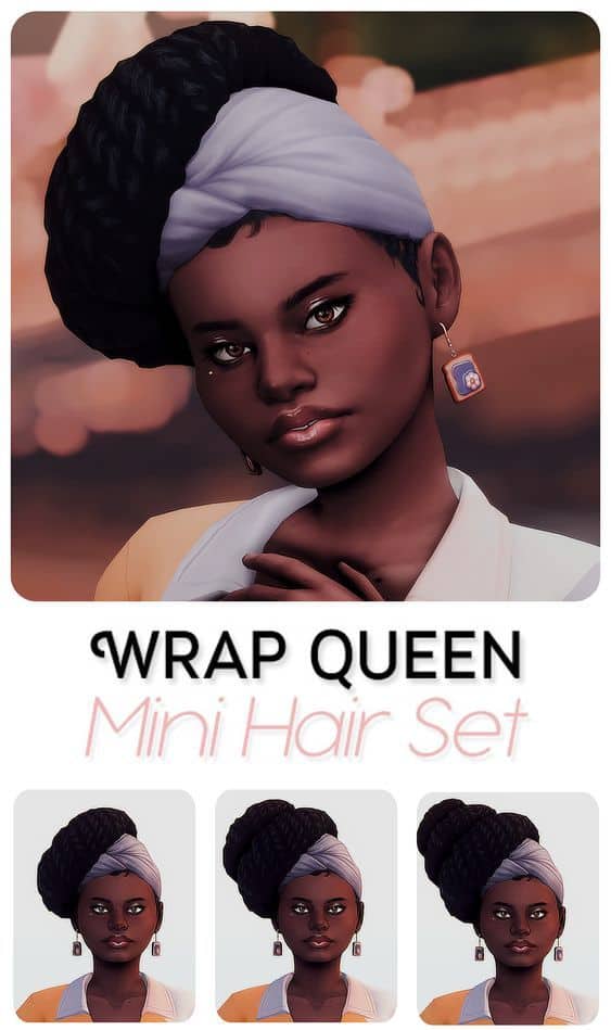 Wrap Queen Mini Hair Set